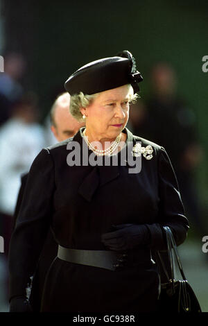 Royalty - Queen Elizabeth II State Visit to Belgium Stock Photo