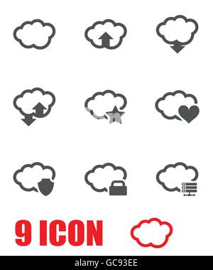 Vector grey weather icon set Stock Vector Image & Art - Alamy