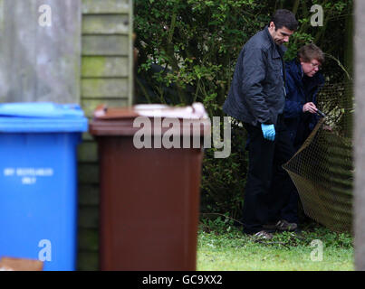 Susan Boyle disturbs intruder Stock Photo