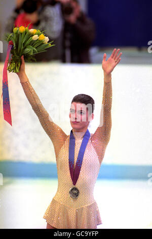 Winter Olympics - Lillehammer 94 - Figure Skating - Ladies' Singles - Medal Ceremony Stock Photo