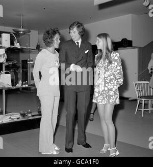 Tennis - Wimbledon - Tennis Stars at Pre-Wimbledon Party -London - 1972 Stock Photo