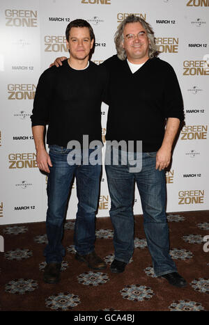 Green Zone photocall - London Stock Photo