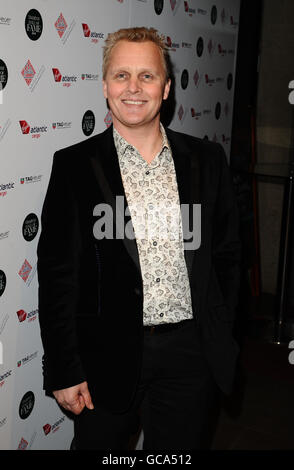 Johnny Herbert arrives at the inaugural Motorsport Hall Of Fame held at the Roundhouse in Camden, London. Stock Photo