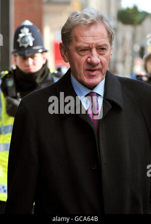 Former Portsmouth chairman Milan Mandaric, leaves City of Westminster Magistrate's Court, London, where he appeared, charged with tax evasion. Stock Photo