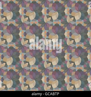 Vintage retro ceramic tile pattern set collection. Vector EPS 10 Stock Vector