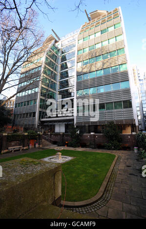 A general view of the head offices of the Lloyds Banking Group, London. Stock Photo
