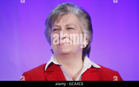 Scottish Conservative leader Annabel Goldie address the Conservative Party's Scottish conference at the Dewars Centre in Perth, Scotland. Stock Photo