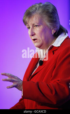 Scottish Conservative leader Annabel Goldie address the Conservative Party's Scottish conference at the Dewars Centre in Perth, Scotland. Stock Photo