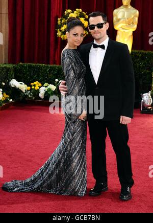 The 82nd Academy Awards - Arrivals - Los Angeles. Nicole Richie and Joel Madden arriving for the 82nd Academy Awards at the Kodak Theatre, Los Angeles. Stock Photo