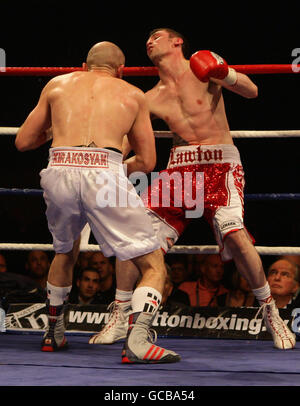 Boxing - Vacant EBU Super Featherweight Title - Scott Lawton v Leva ...