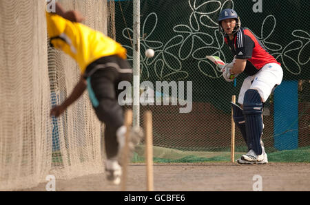 Cricket - England Nets Session - Shere Bangla National Stadium - Bangladesh. England's Tim Bresnan during a nets session at Shere Bangla National Stadium, Mirpur, Dhaka. Stock Photo