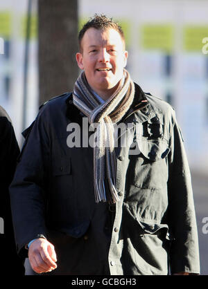 Technology teacher Adam Walker arrives for a hearing at the General Teaching Council in Birmingham. Walker, a member of the BNP party, is accused of expressing religious intolerance on the internet. Stock Photo