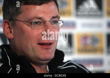 Soccer - International Friendly - Scotland v Czech Republic - Scotland Press Conference - Mar Hall Hotel Stock Photo