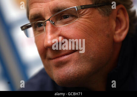 Soccer - International Friendly - Wales v Sweden - Sweden Media Session - Swansea Marriot Hotel Stock Photo