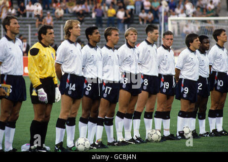 Soccer - World Cup Italia 1990 - Semi Final - West Germany v England - Stadio Delle Alpi Stock Photo