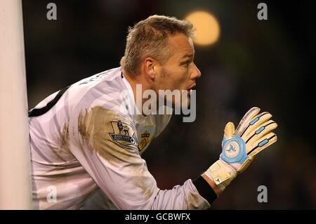 Soccer - Barclays Premier League - Burnley v Stoke City - Turf Moor. Brian Jensen, Burnley goalkeeper Stock Photo