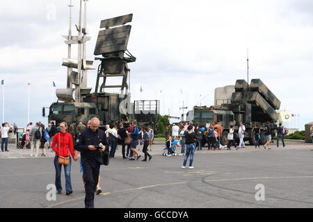 Gdynia, Poland 9th, July 2016 Radars and missile launchers are seen. NATO days in Gdynia during NATO alliance summit in Warsaw. Polish army shows military equipment at the Kosciuszko Square in Gdynia. Credit:  Michal Fludra/Alamy Live News Stock Photo