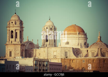 Cathredral in Cadiz, southern Spain Stock Photo