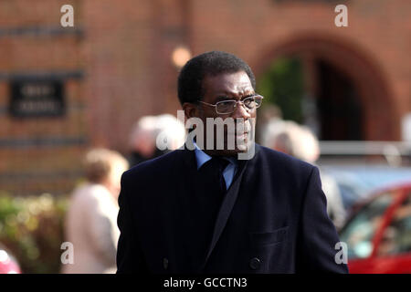 Michael Foot funeral Stock Photo