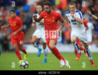 Liverpool's Danny Ings during the pre-season match at Prenton Park, Birkenhead. Stock Photo