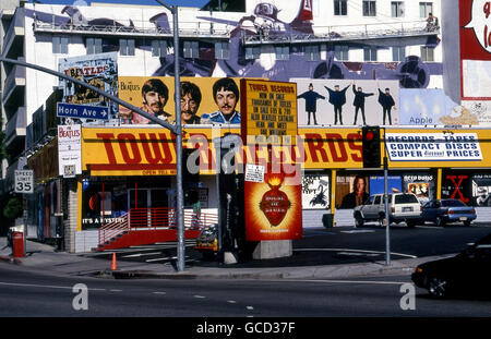 Sunset Blvd Records Los Angeles California Tower Records On Sunset Boulevard Hollywood Los Angeles California