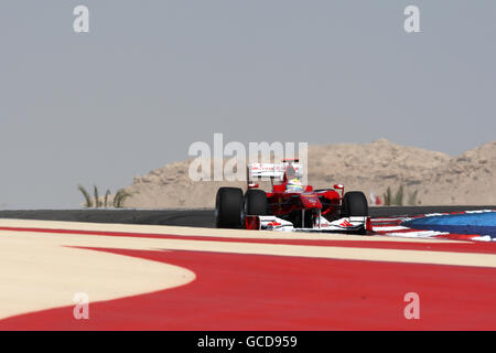 Motor Racing - Formula One World Championship - Bahrain Grand Prix - Qualifying - Bahrain International Circuit. Ferrari's Felipe Massa during Qualifying at the Bahrain International Circuit in Sakhir, Bahrain. Stock Photo