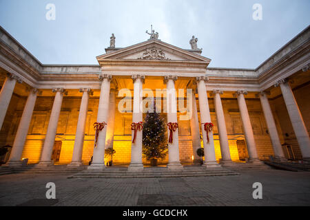 The Bank of Ireland in College Green in Dublin City, Ireland Stock Photo