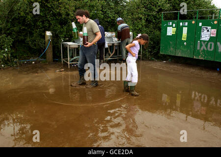 Glastonbury 2004 Stock Photo