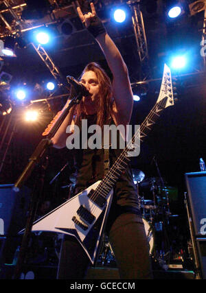 Matt Tuck of Bullet For My Valentine performing live at the Wiltern ...