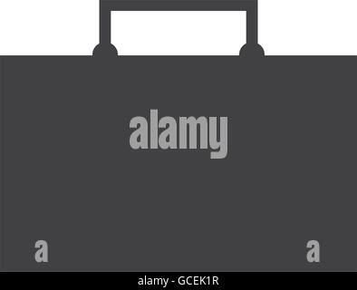 bag suitcase business line icon Stock Vector