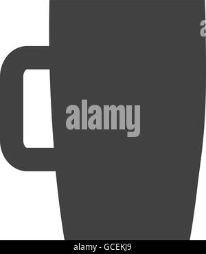 glass with ear icon Stock Vector