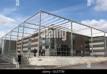 Queen opens new military building Stock Photo