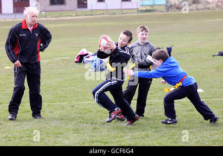 Rugby Union - Orkney Island Schools Tag Rugby Festival - Kirkwall Stock Photo