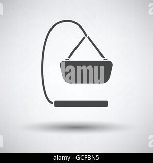 Baby hanged cradle icon Stock Vector