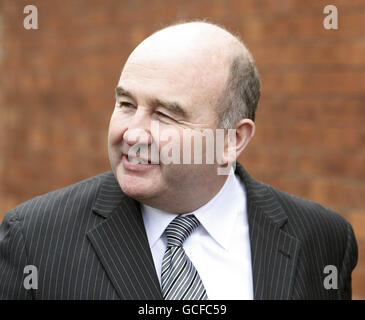 Det Chief Supt Tony Quilter, Head of the Garda National Drugs Unit, leaves a court martial in McKee Barracks, Dublin, where Able Seaman Eoin Gray was sentenced to three months in military prison for disclosing sensitive information on the whereabouts of Navy ships. Stock Photo