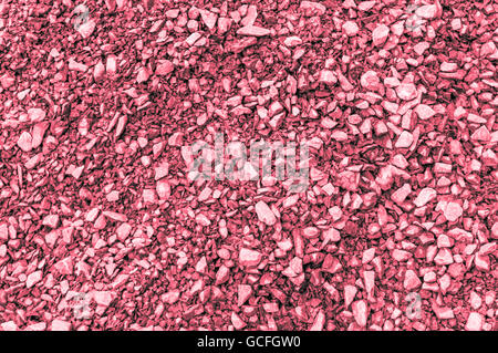 Rough brick ground shot mainly red reddish grayish background Stock Photo