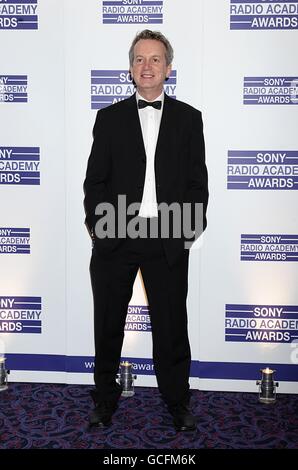 Frank Skinner arriving for the Sony Radio Academy Awards 2010 at the Grosvenor House Hotel, London Stock Photo