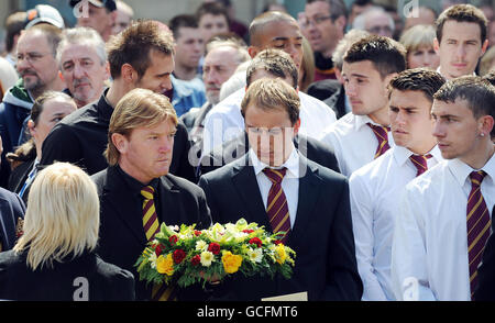 Bradford City football disaster commemorated Stock Photo
