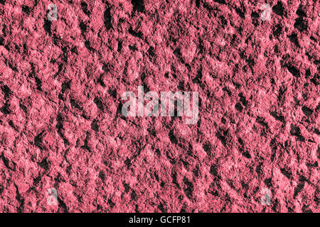 Excellent red reddish grayish Stone wall backgrounds: stucco Stock Photo