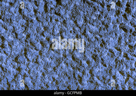 Excellent blue yellowish brownish indigo stone wall backgrounds: stucco Stock Photo