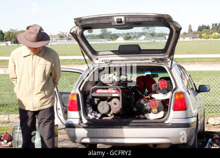 Market scenes at the flea market in Avondale, Auckland, New Zealand Stock Photo