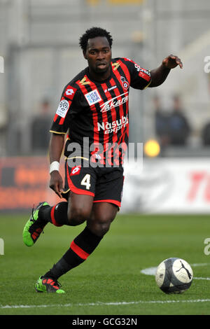 Soccer - French Premiere Division - Nice v RC Lens - Municipal du Ray Stock Photo