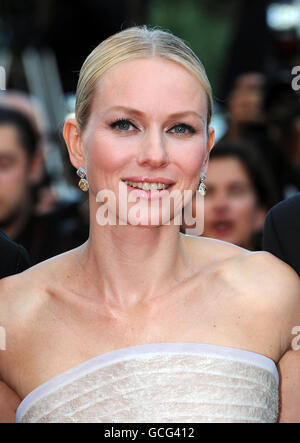 Actress Naomi Watts attends premiere for Fair Game, a film based on the true story of Whitehouse scandal, in which she plays outed CIA agent, Valerie Plame Wilson, the wife of journalist Joseph Wilson who was critical of George W Bush's invasion of Iraq, during the 63rd Cannes Film Festival, France. Stock Photo