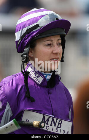 Horse Racing - Ladies Day - Chepstow Racecourse. Hayley Turner, jockey Stock Photo