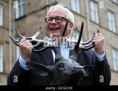 Actor Christopher Biggins at Doubletree by Hilton Dunblane Hydro Hotel, after he presented the Muir Maxwell Trust with a cheque for over 200,000 towards charity funding on behalf of the Hilton. Stock Photo