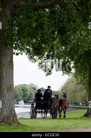 The Royal Windsor Horse Show which is held from May 12 to May 16, 2010 in the private grounds of Windsor Castle, Berkshire. Stock Photo