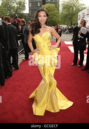 Myleene Klass arrives for the Classical Brit Awards at the Royal Albert Hall in west London. Stock Photo