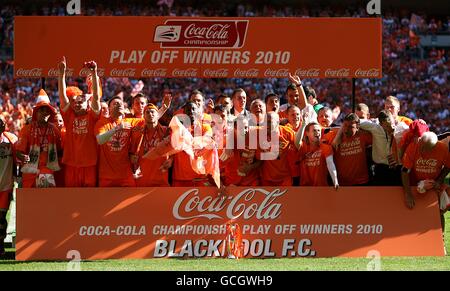 Soccer - Coca-Cola Football League Championship - Play Off Final - Blackpool v Cardiff City - Wembley Stadium Stock Photo
