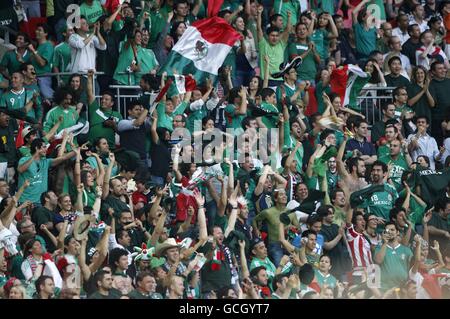 Soccer - International Friendly - England v Mexico - Wembley Stadium. Mexico fans in the stands Stock Photo