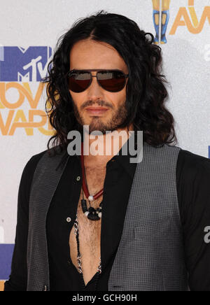 Russell Brand arrives for The 2010 MTV Movie Awards, Universal Studios, Los Angeles. Stock Photo